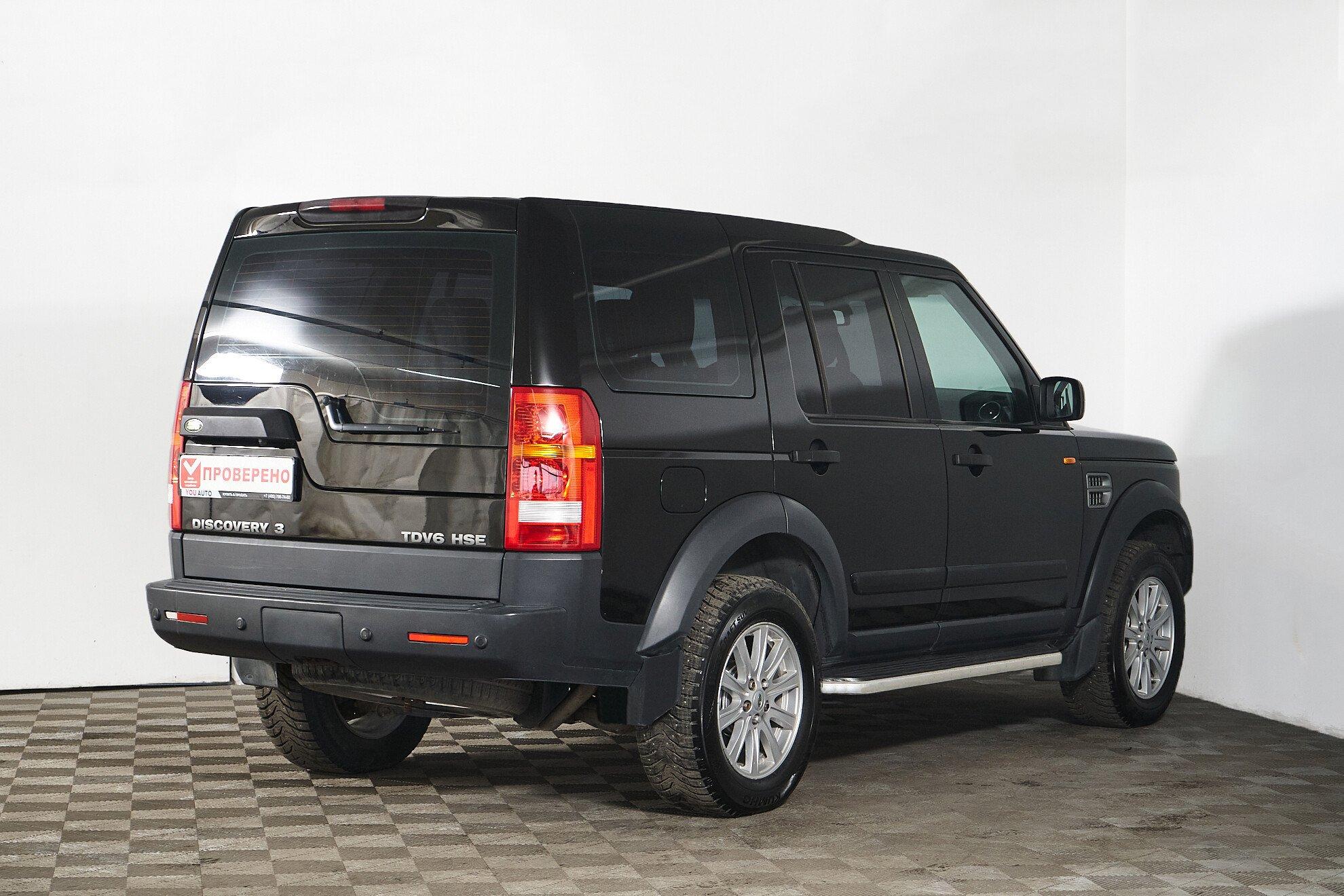 Land Rover Discovery 2008, черный