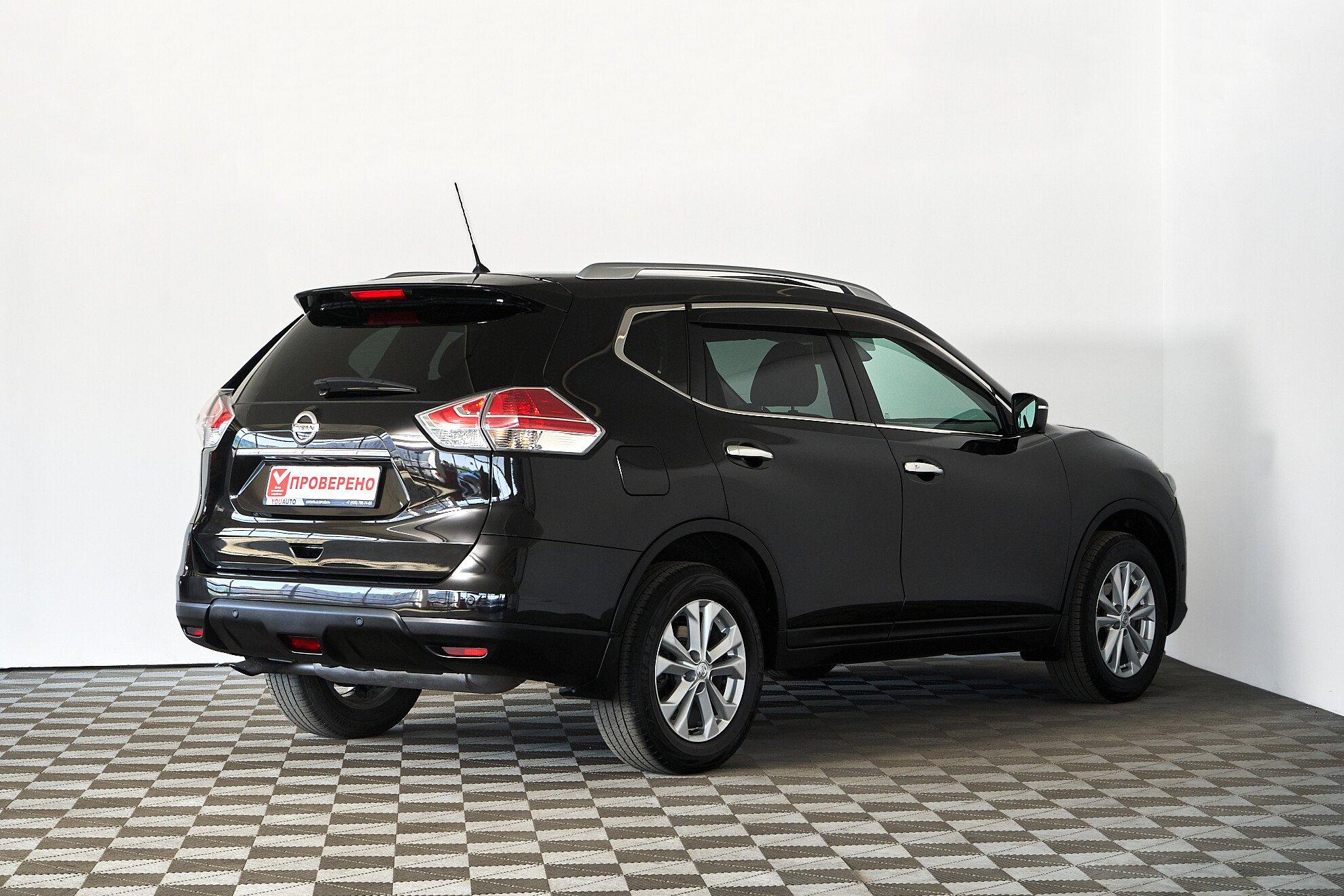 Nissan X-Trail 2017, черный