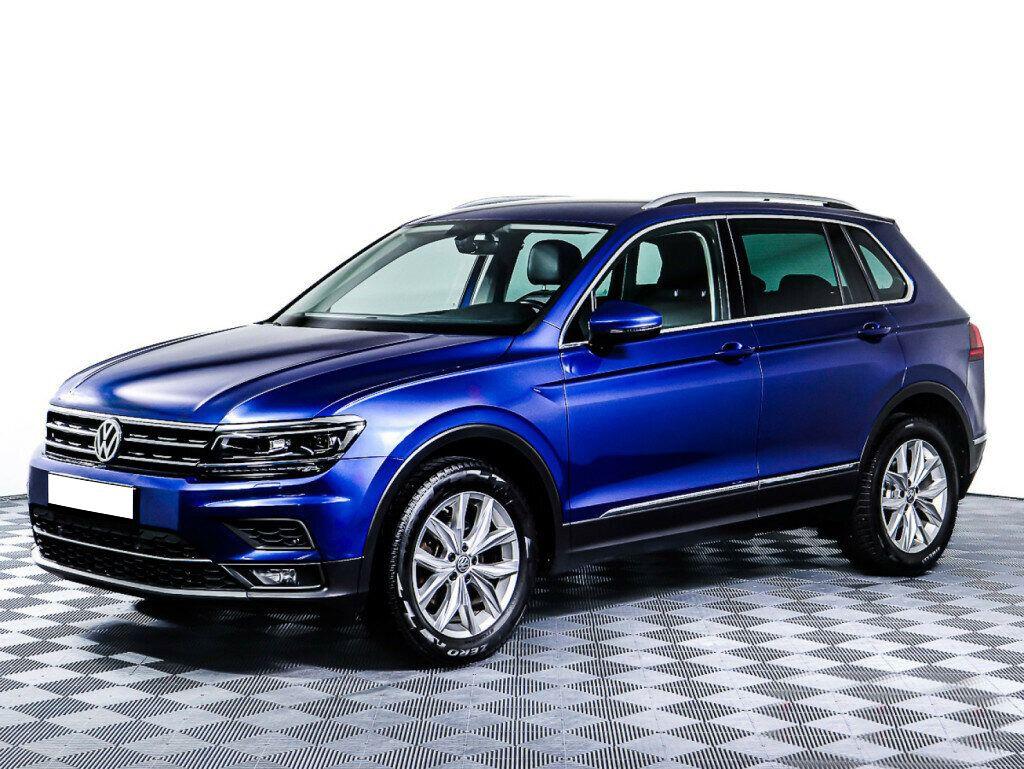 Volkswagen Tiguan 2019, синий