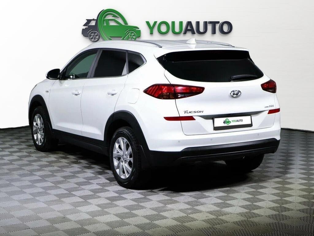 Hyundai Tucson 2018, белый