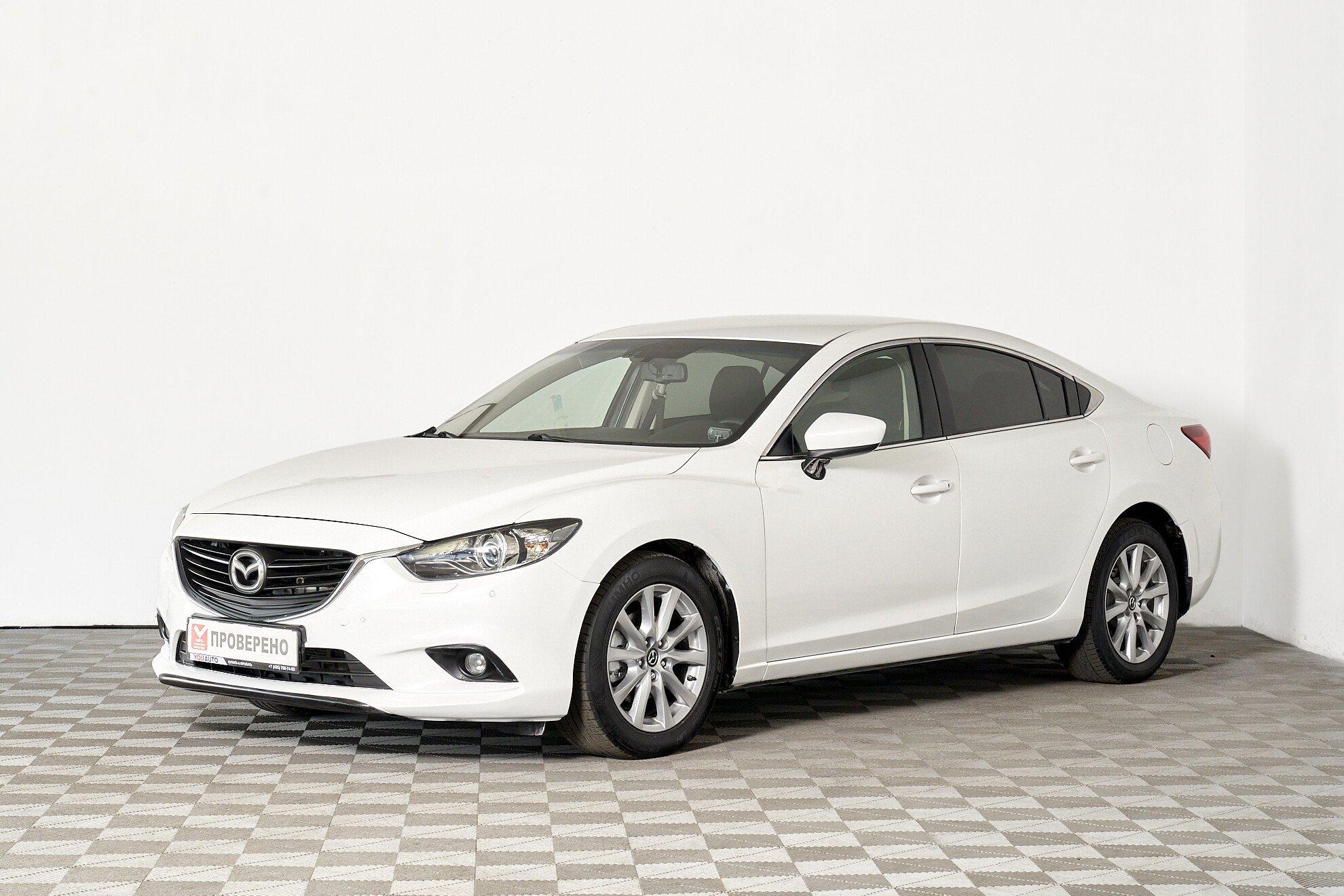 Mazda 6 2013, белый