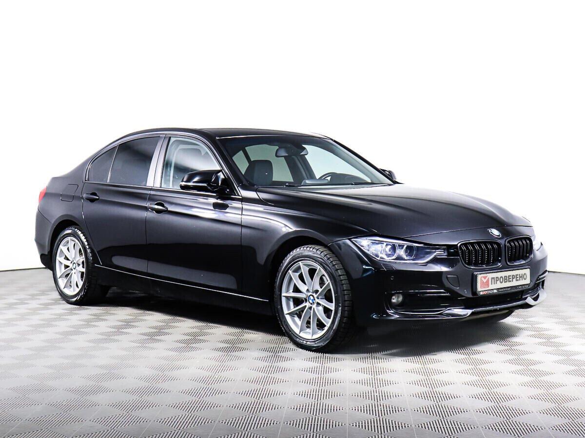 BMW 3 серии 2015, черный