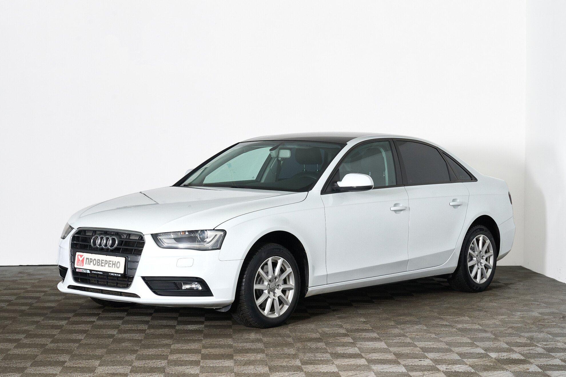 Audi A4 2013, белый