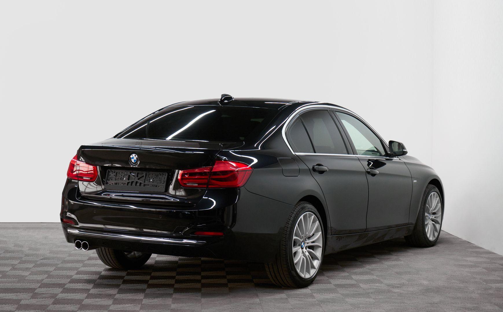BMW 3 серии 2018, черный