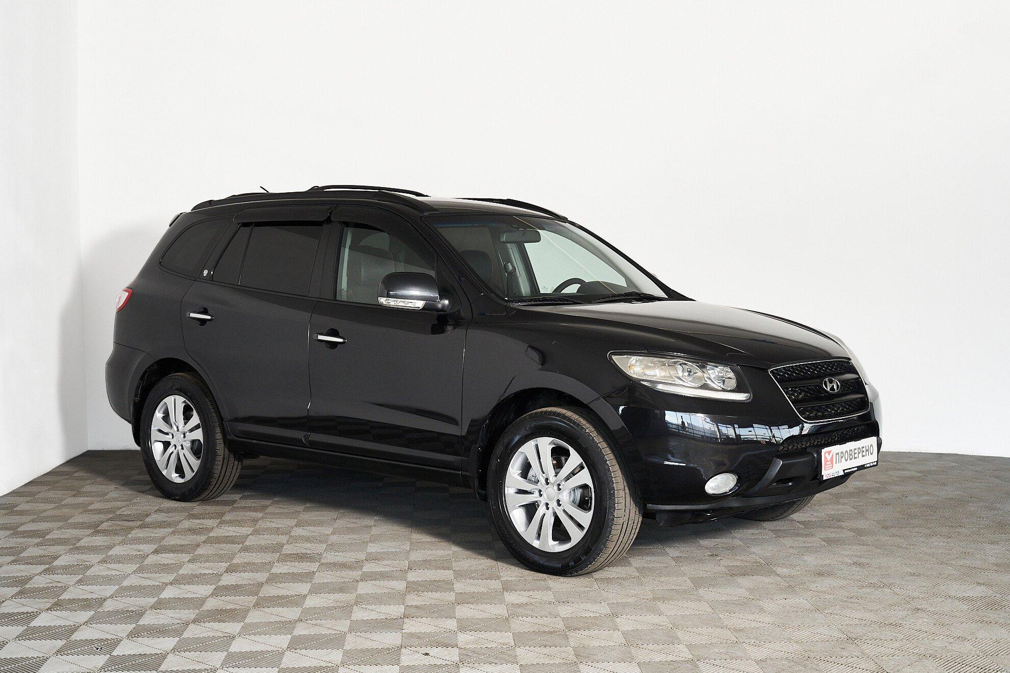 Hyundai Santa Fe 2009, черный