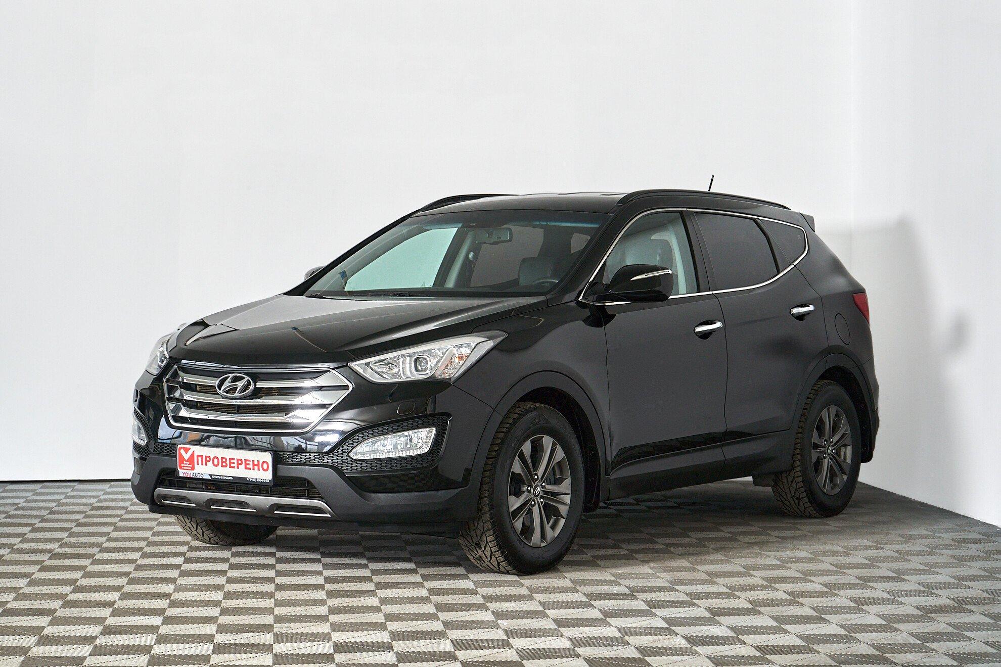 Hyundai Santa Fe 2013, черный