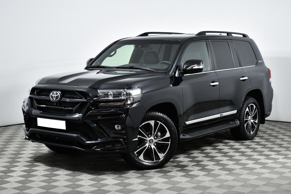 Toyota Land Cruiser 2019, черный