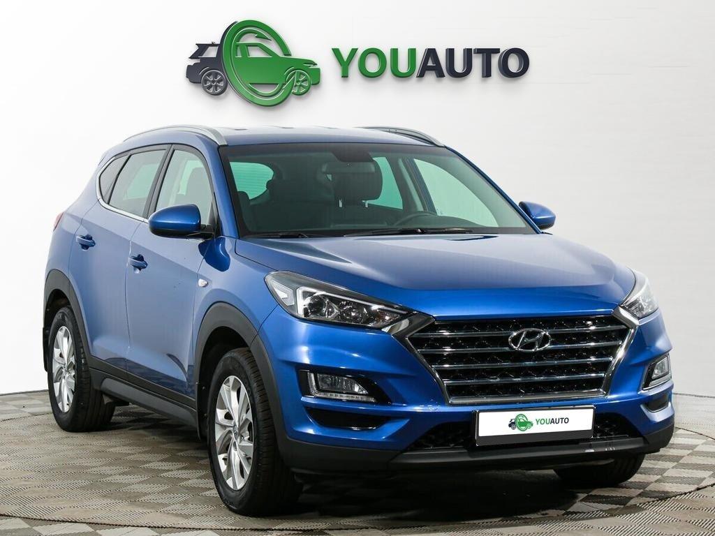Hyundai Tucson 2020, синий