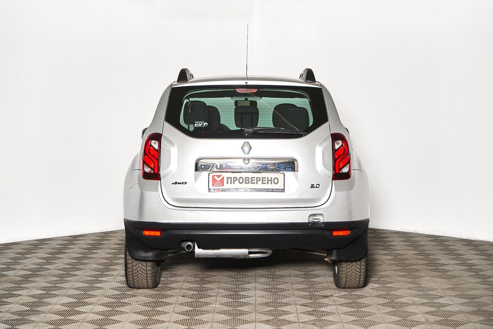 Renault Duster 2014, серебряный