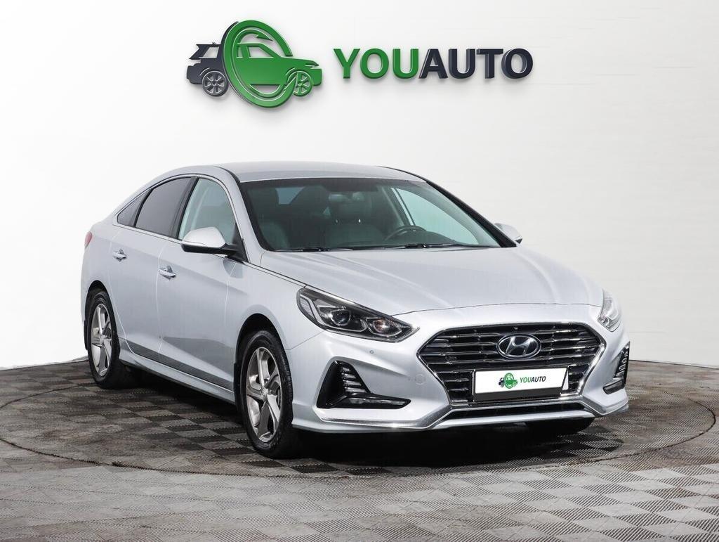Hyundai Sonata 2018, серебряный