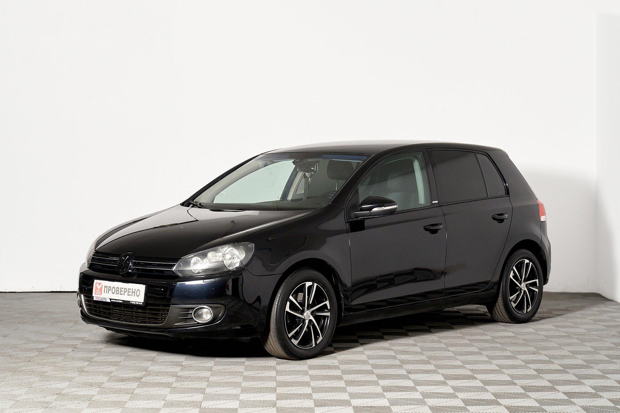 Volkswagen Golf 2012, черный