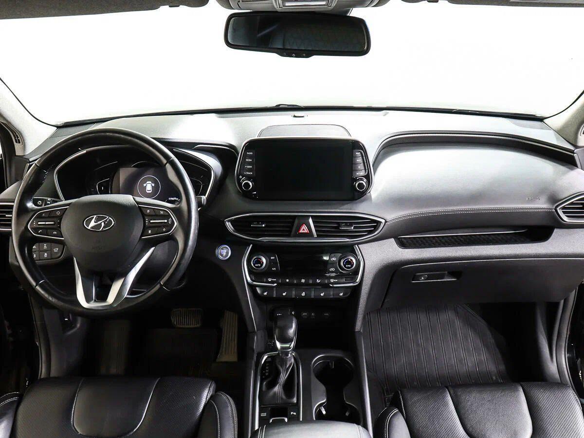 Hyundai Santa Fe 2019, черный