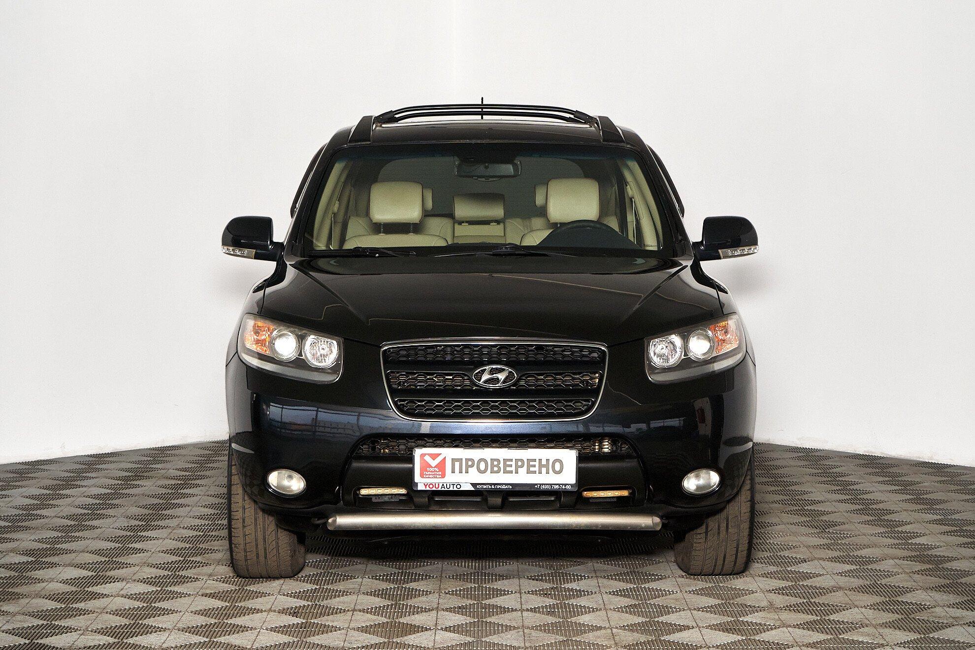 Hyundai Santa Fe 2008, черный