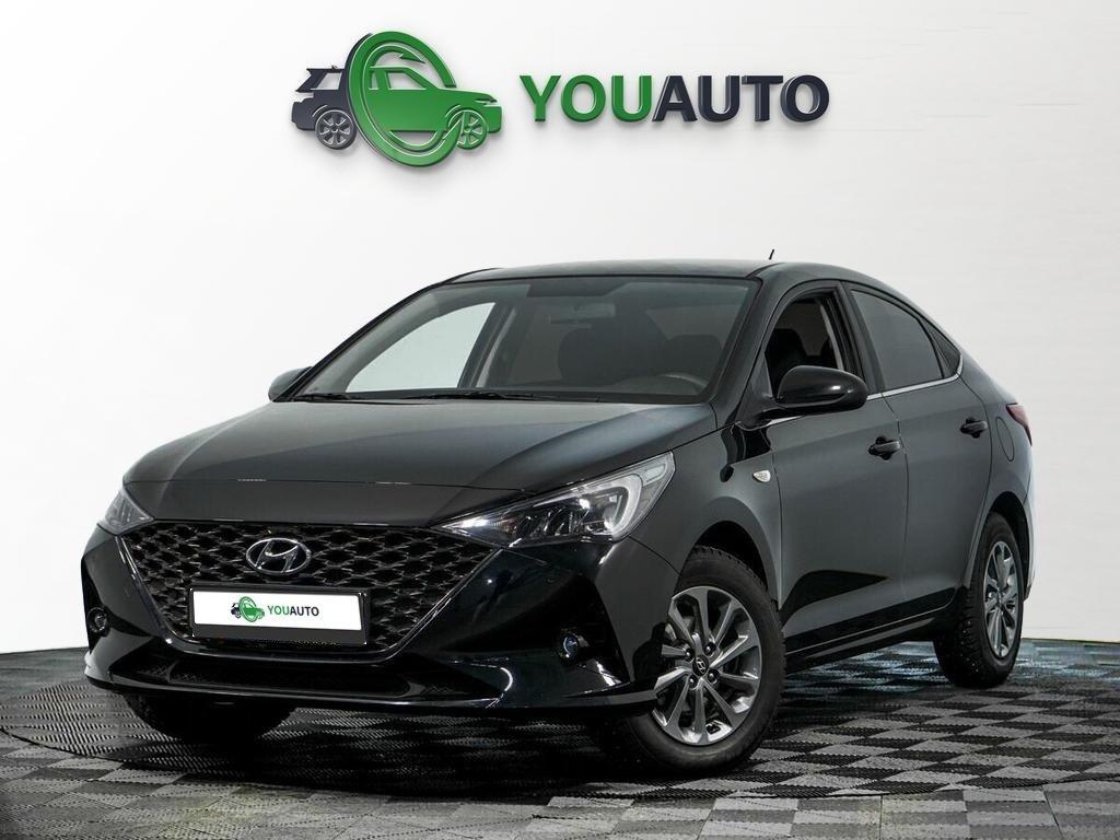 Hyundai Solaris 2022, черный