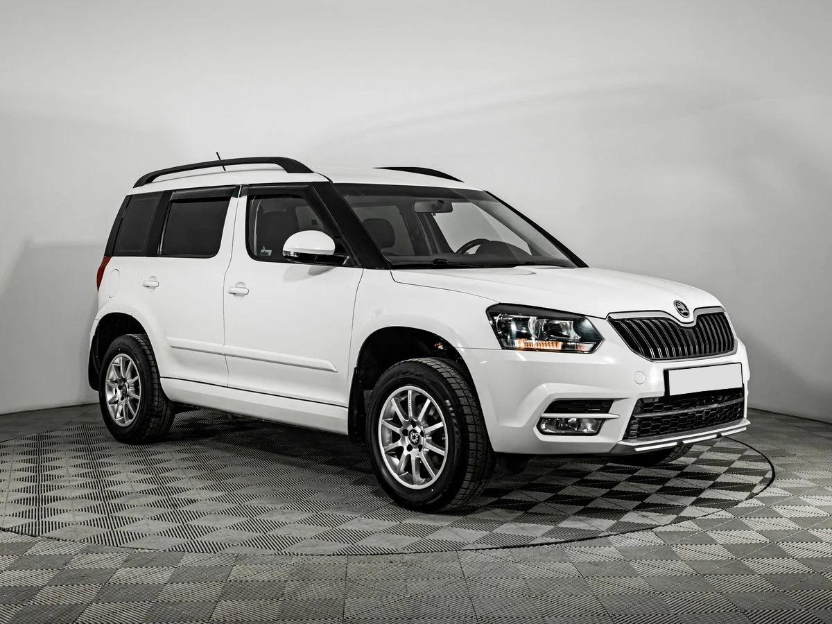 Skoda Yeti 2014, белый