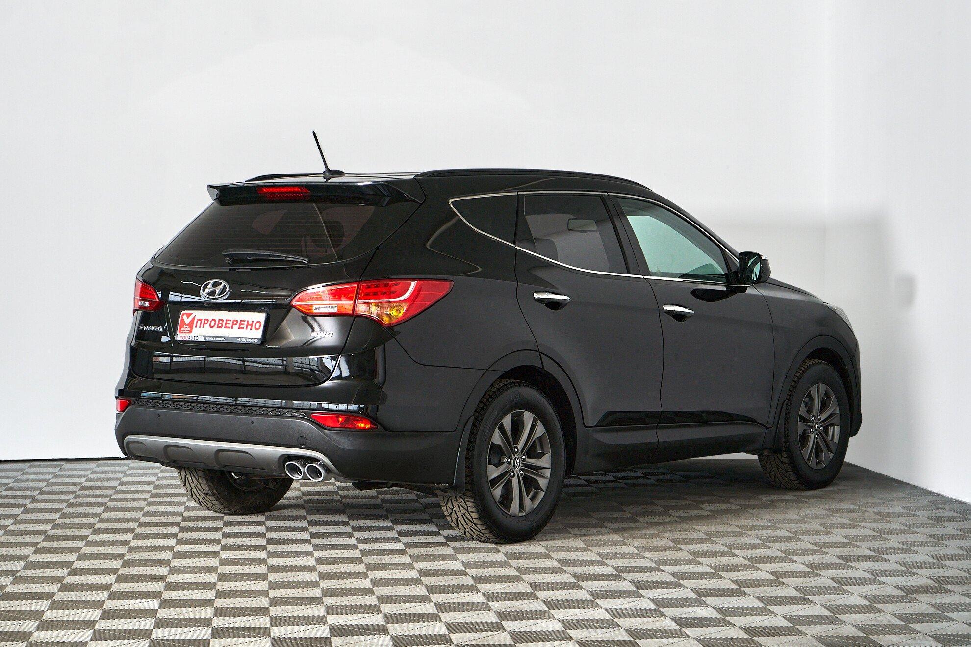 Hyundai Santa Fe 2013, черный