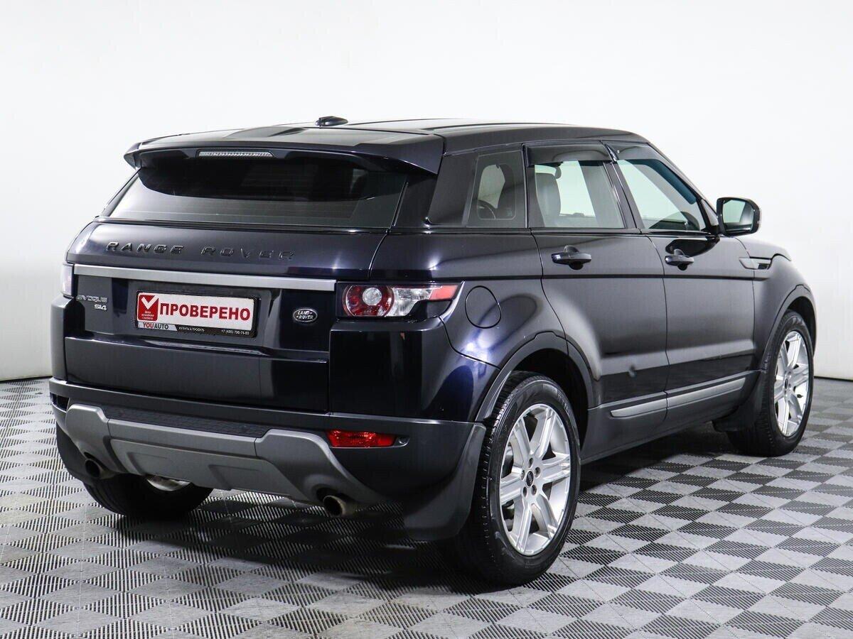 Land Rover Range Rover Evoque 2012, синий