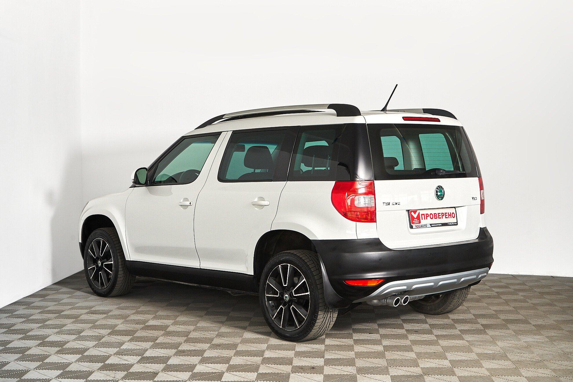 Skoda Yeti 2013, белый