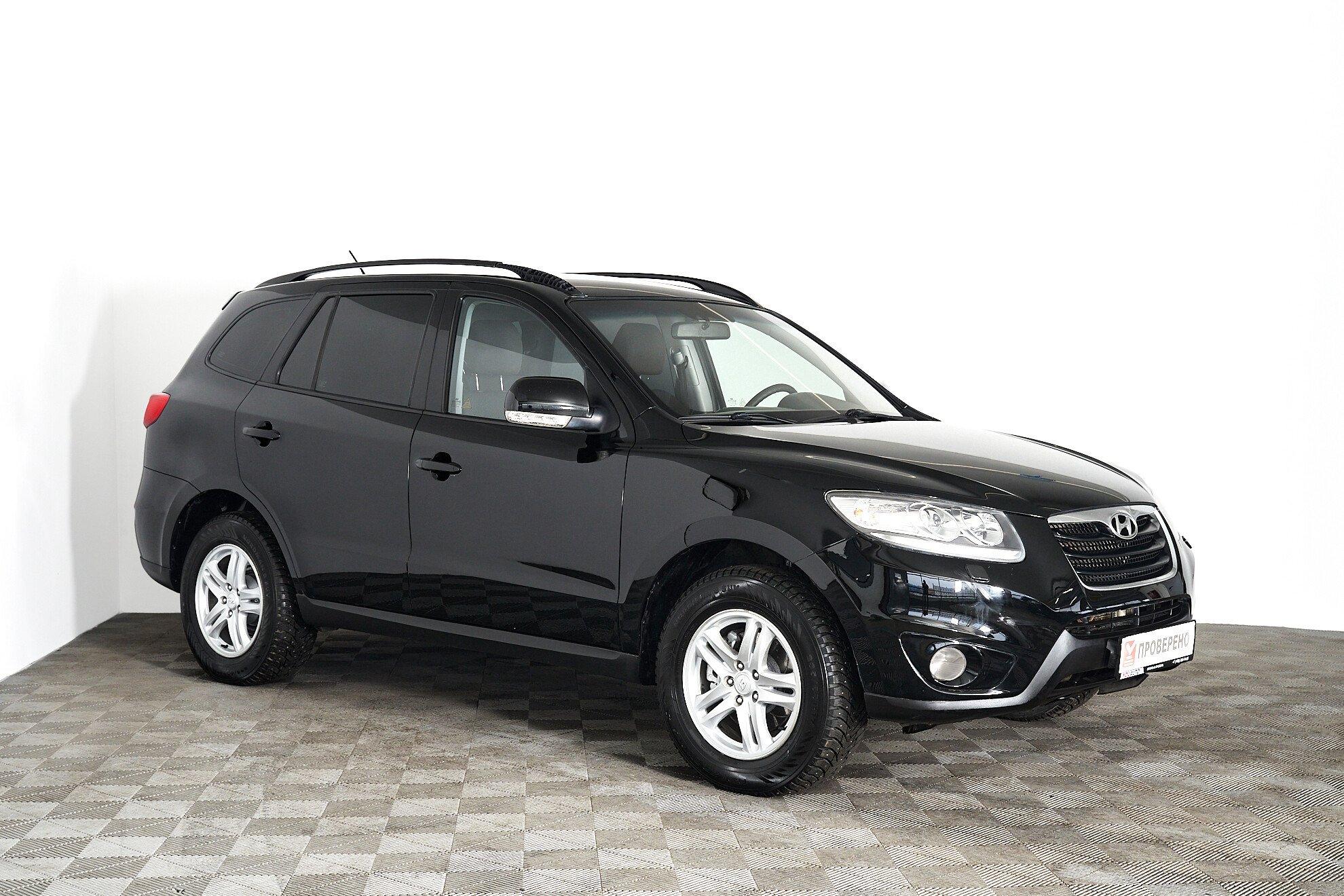 Hyundai Santa Fe 2011, черный
