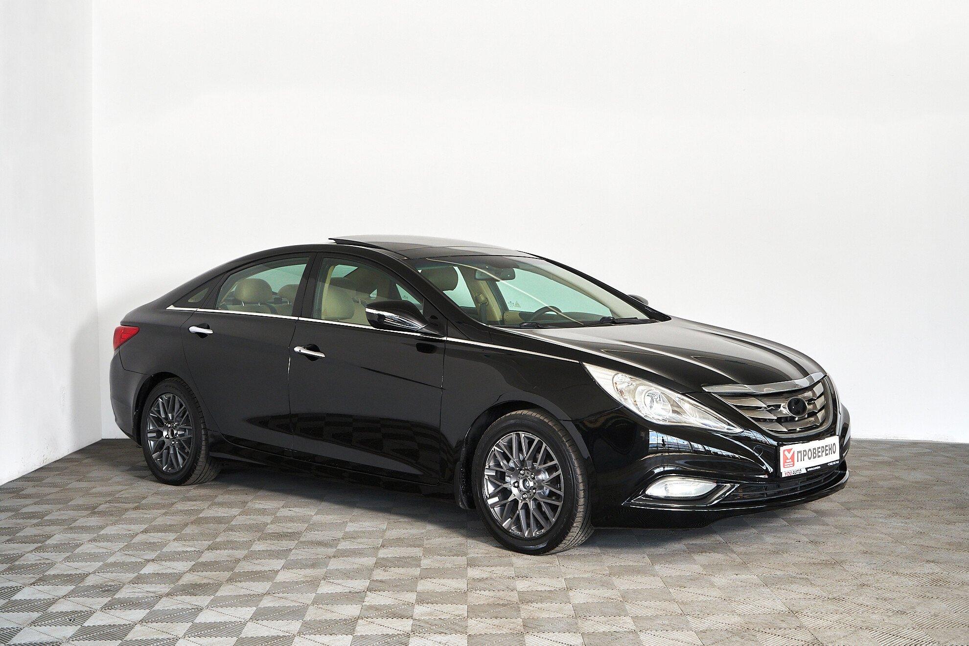 Hyundai Sonata 2012, черный