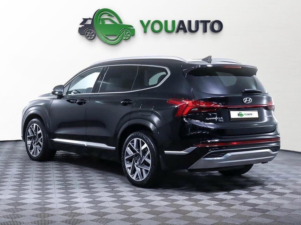 Hyundai Santa Fe 2021, черный