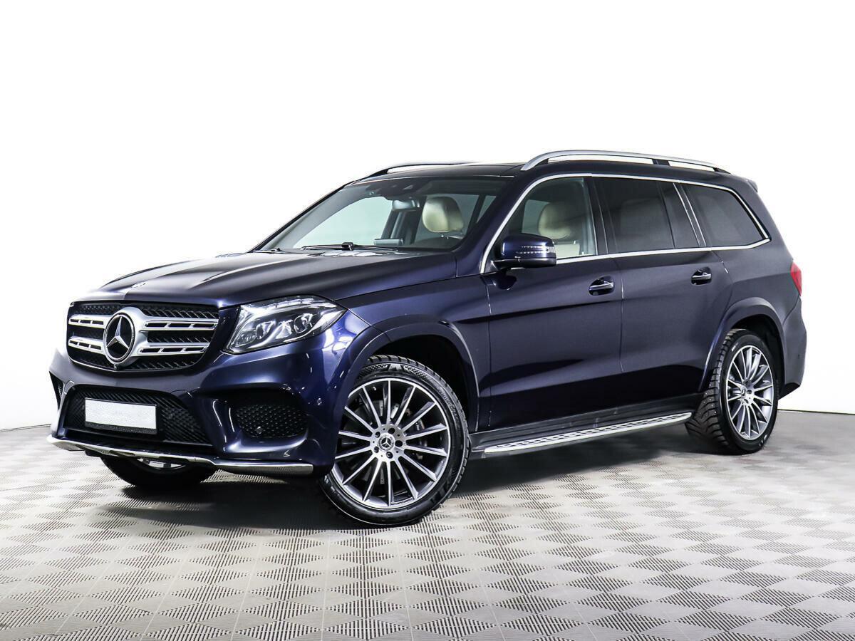 Mercedes-Benz GLS 2016, синий