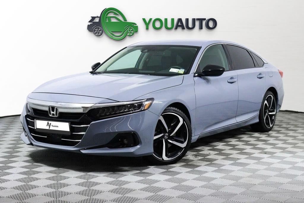 Honda Accord 2022, голубой