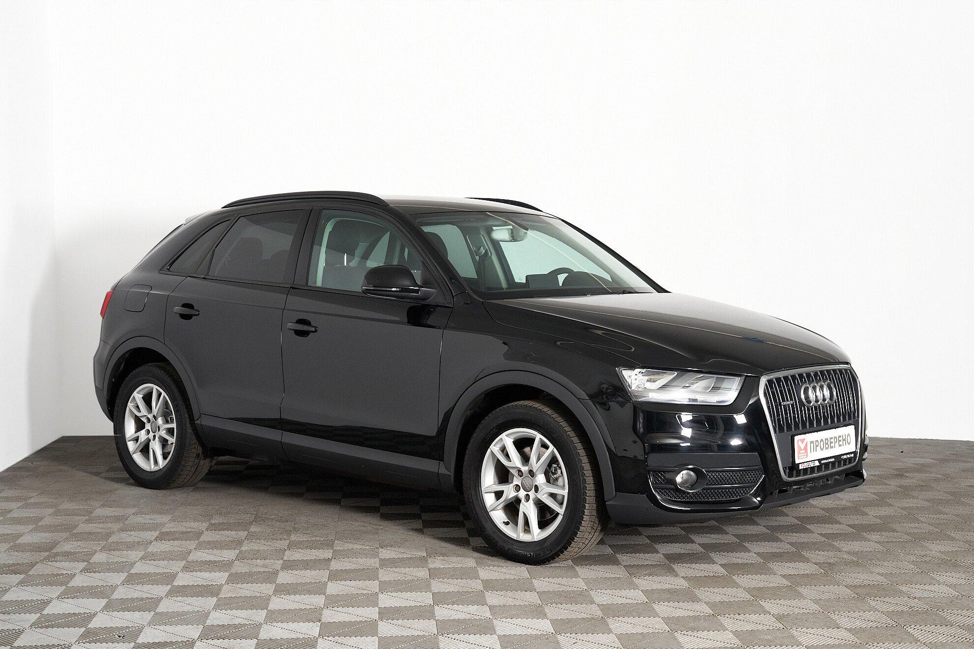 Audi Q3 2013, черный