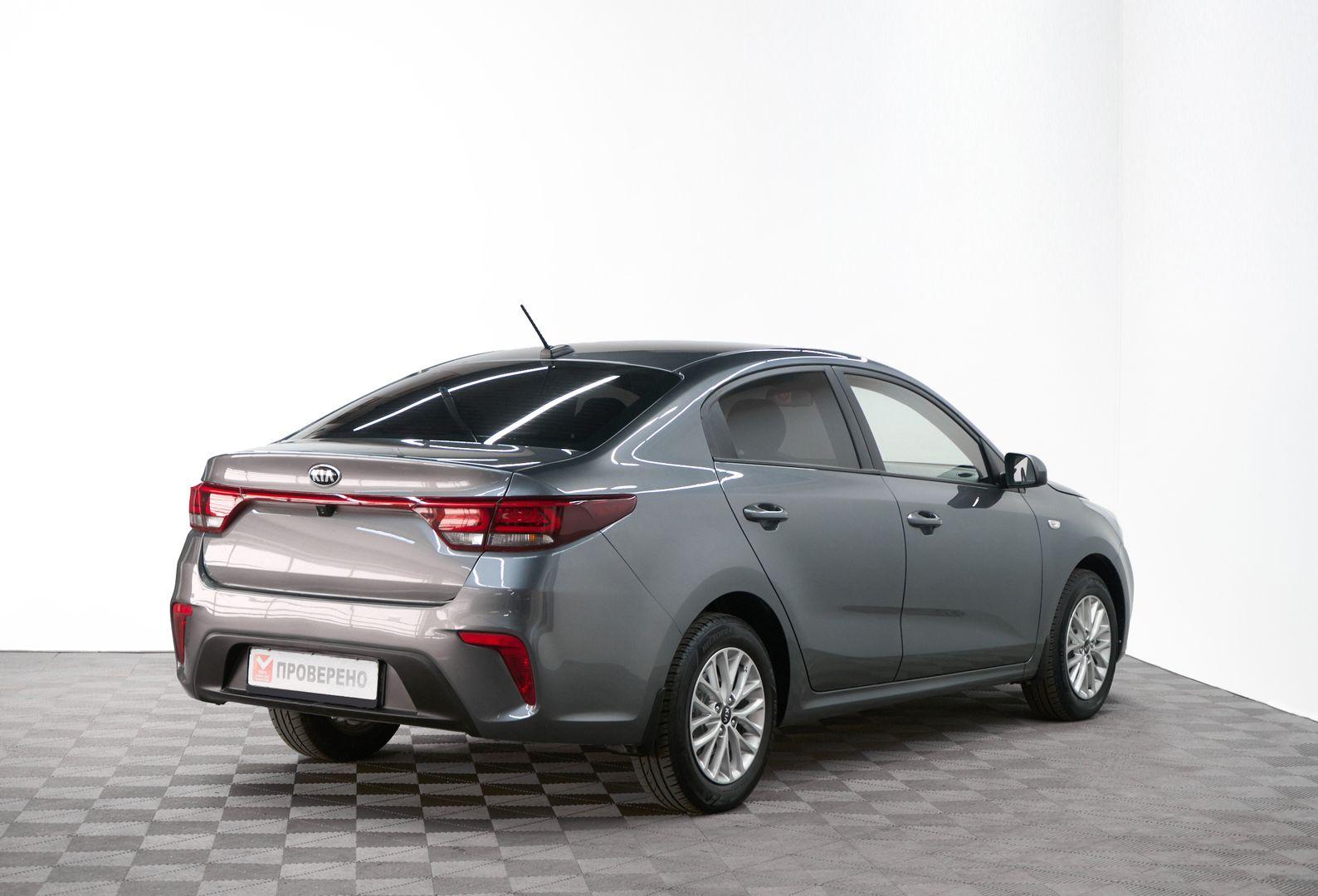 Kia Rio 2019, серый