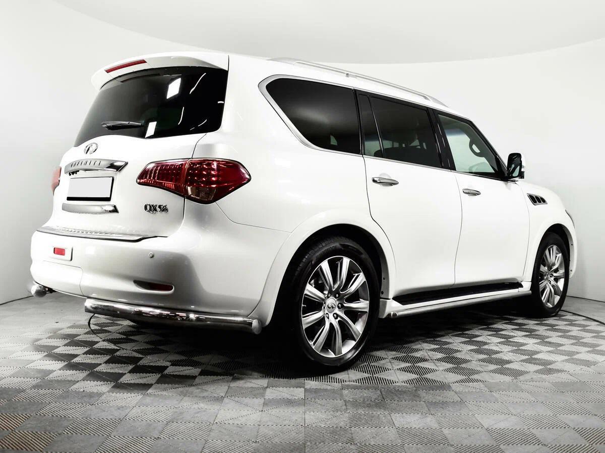 Infiniti QX56 2011, белый