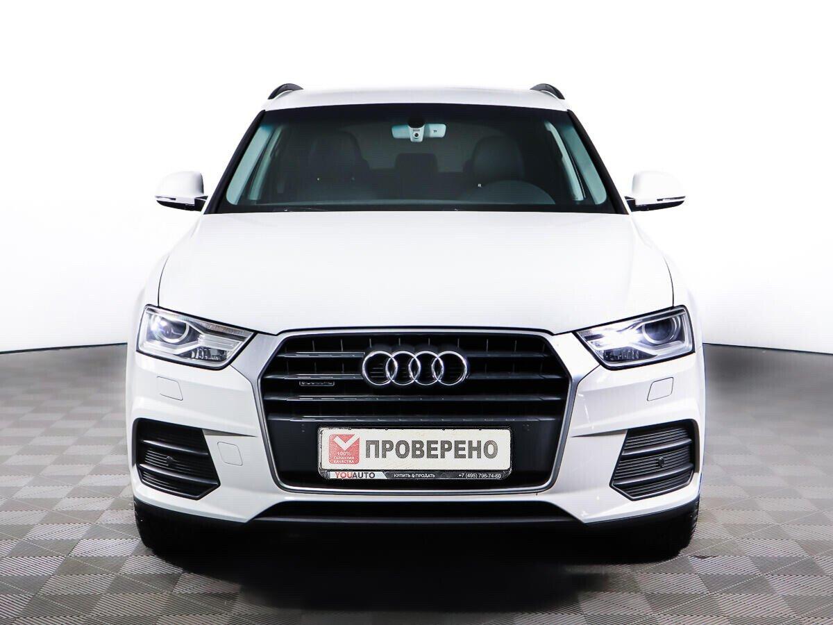 Audi Q3 2017, белый