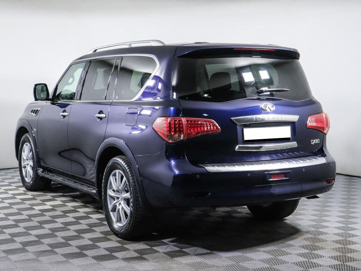 Infiniti QX80 2017, синий