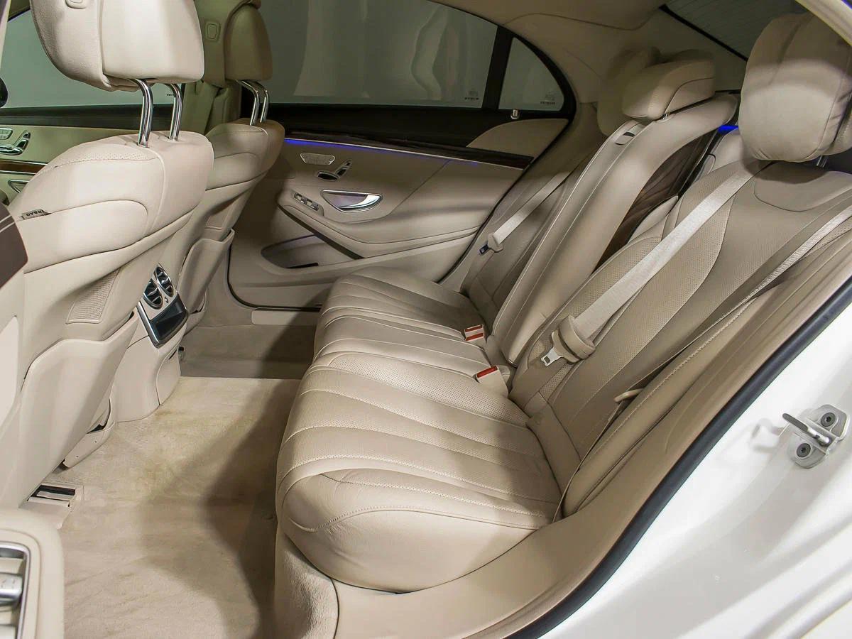 Mercedes-Benz S-Класс 2015, белый