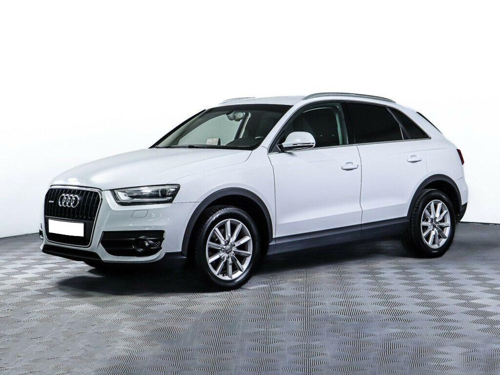 Audi Q3 2014, белый