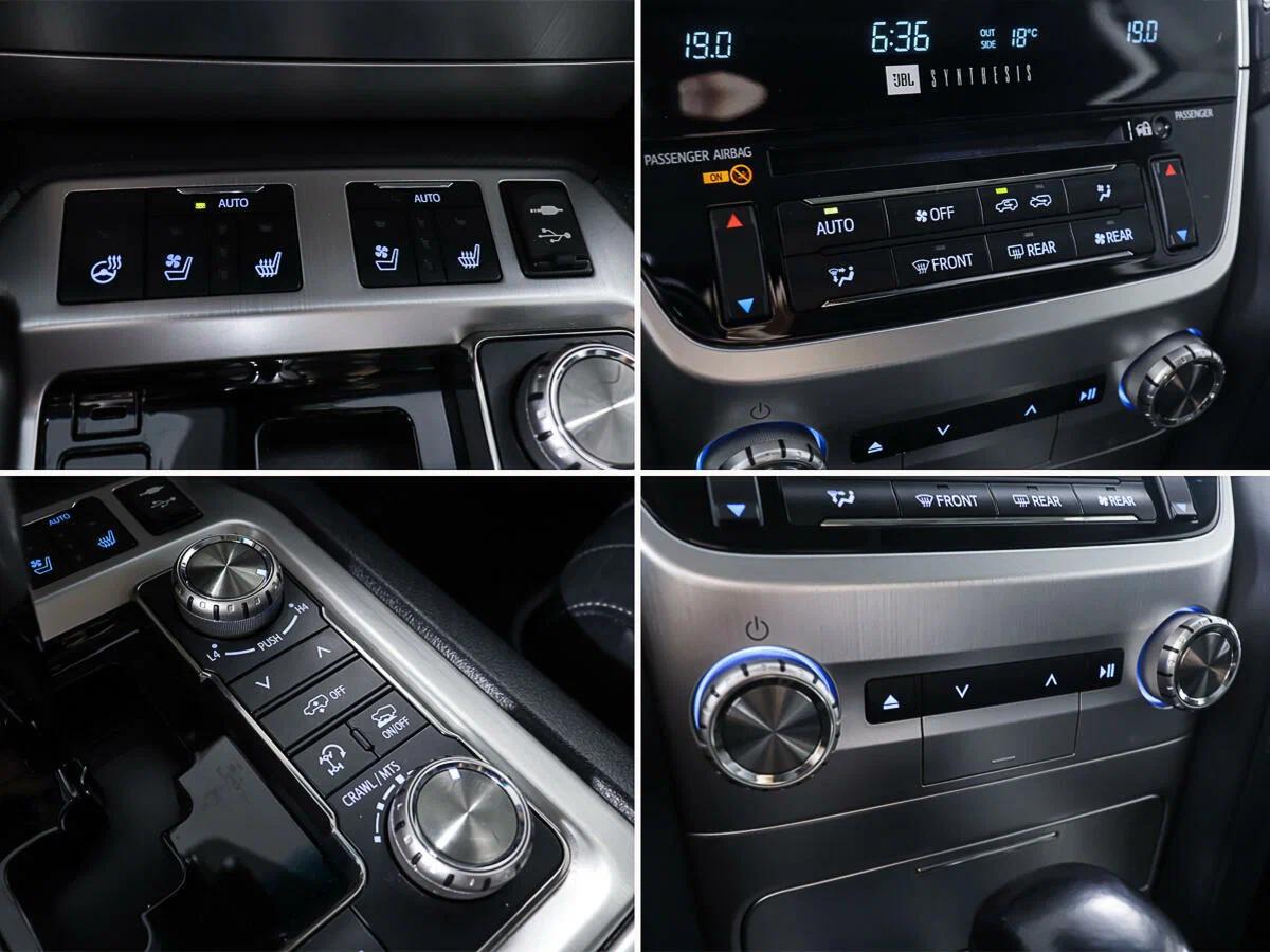 Toyota Land Cruiser 2018, черный