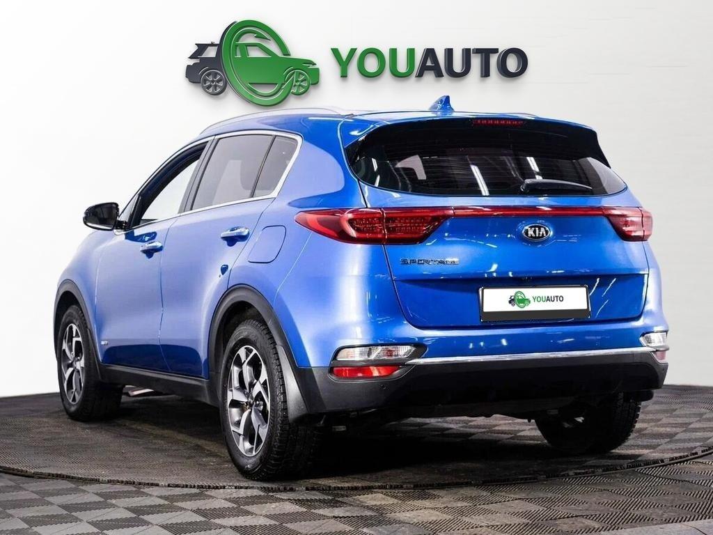 Kia Sportage 2020, голубой