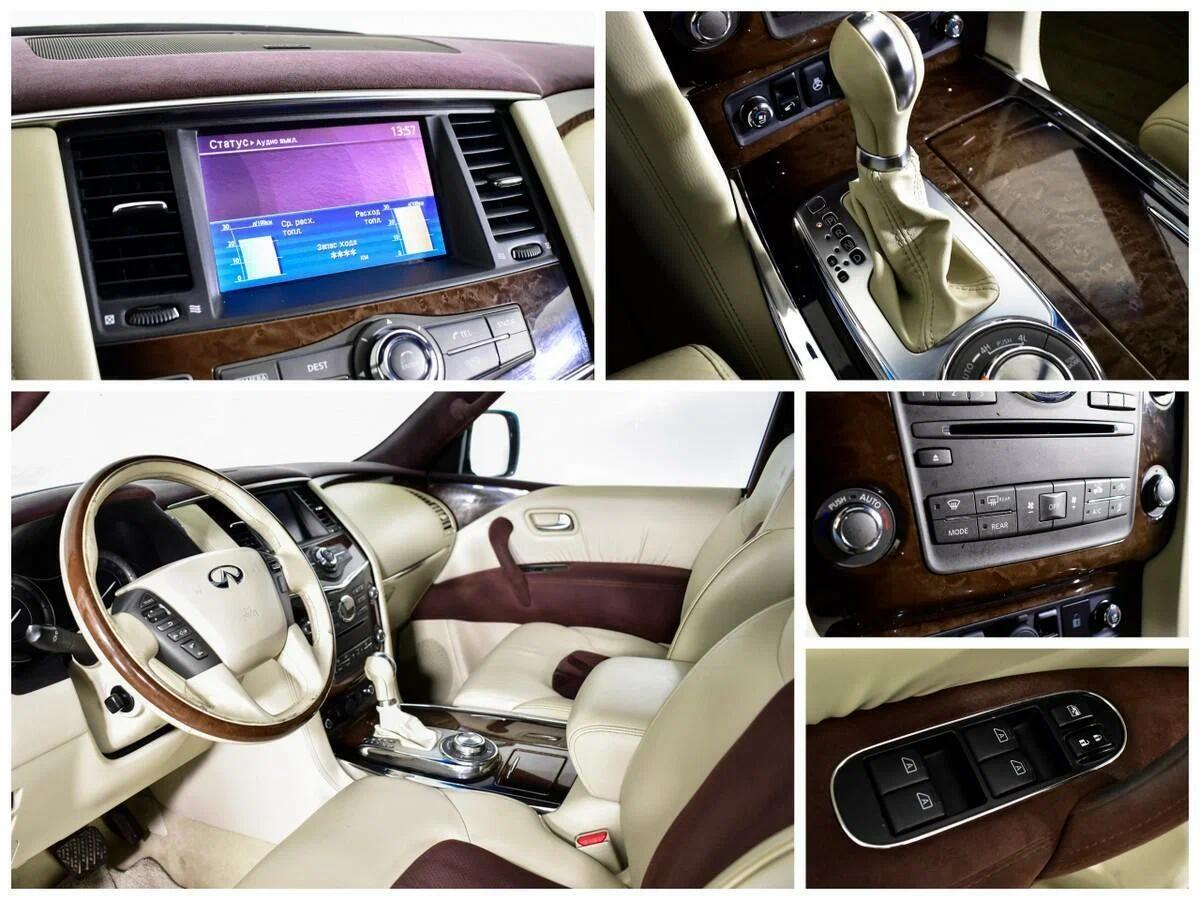 Infiniti QX56 2011, белый
