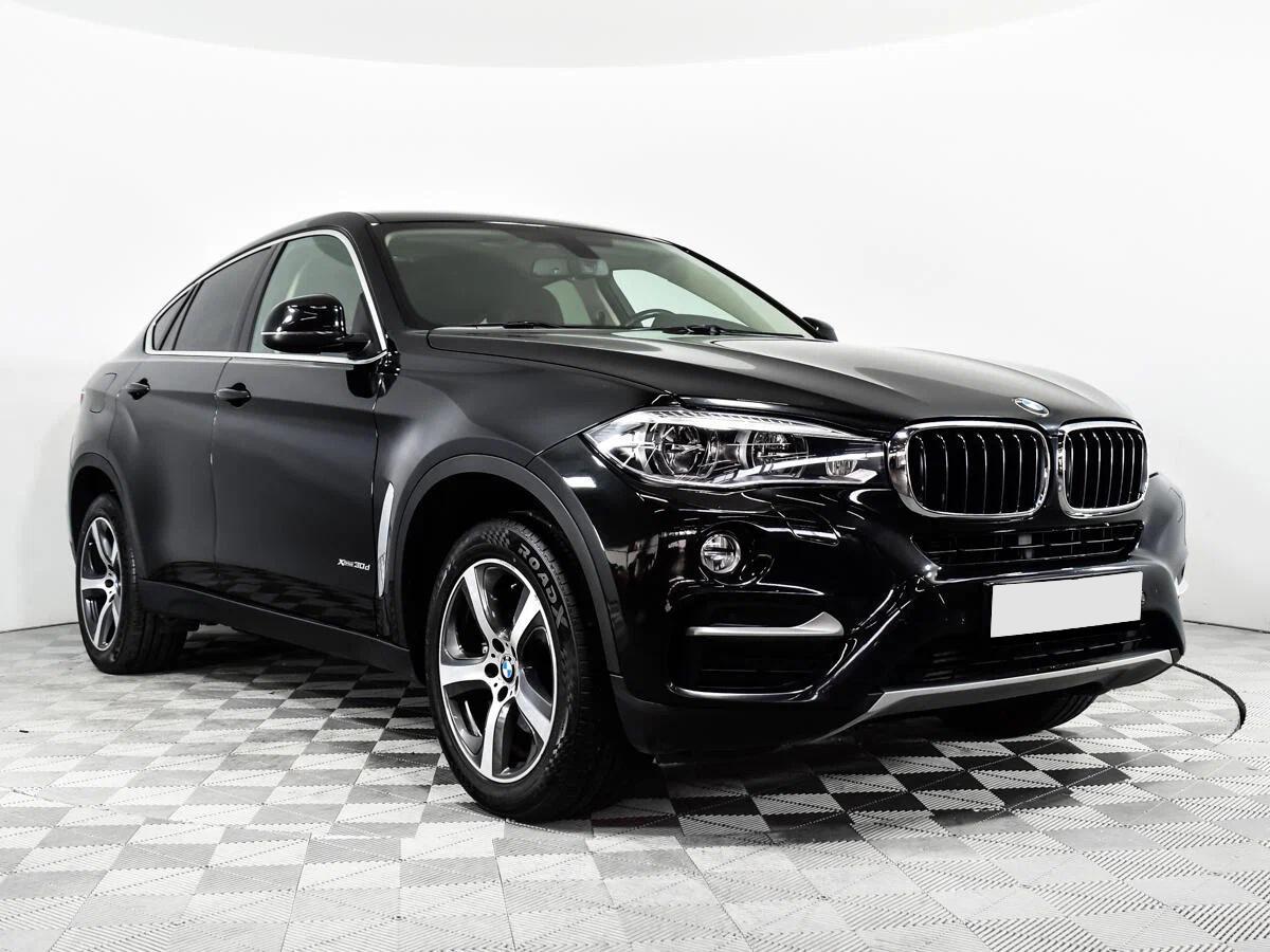 BMW X6 2016, черный