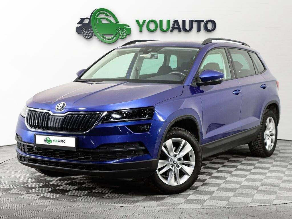 Skoda Karoq 2021, синий