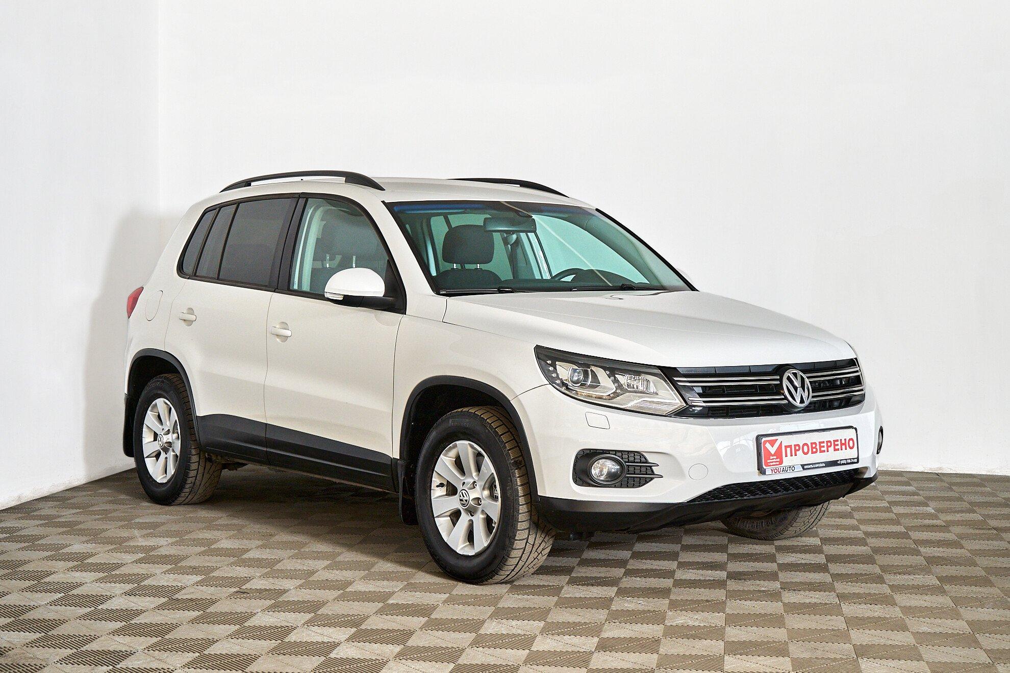 Volkswagen Tiguan 2014, белый