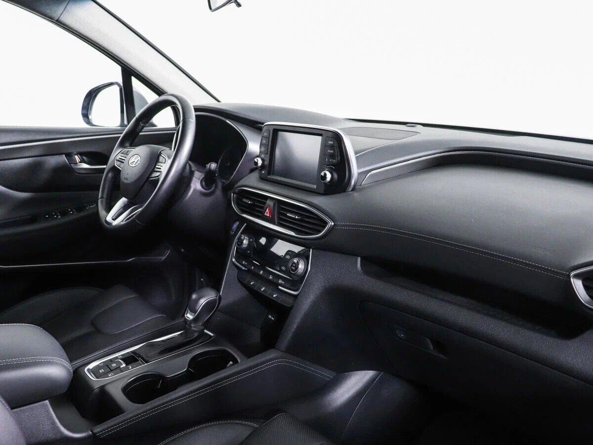 Hyundai Santa Fe 2021, серебряный