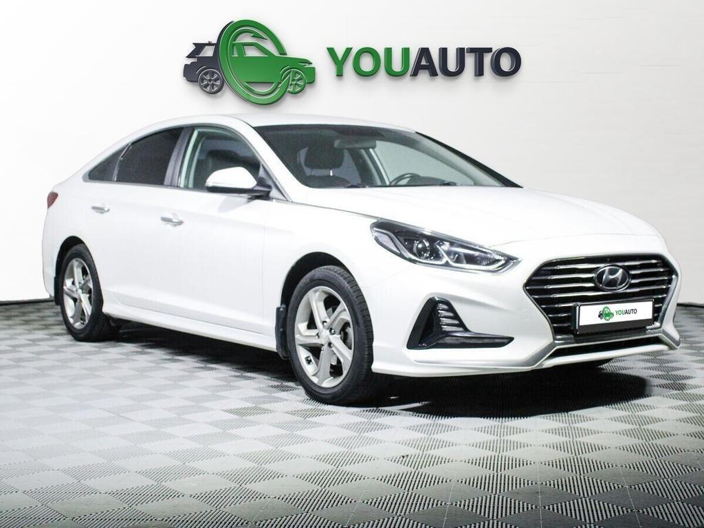 Hyundai Sonata 2018, белый