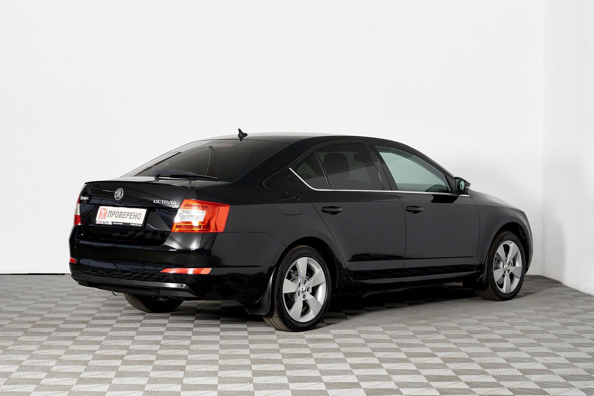 Skoda Octavia 2014, черный