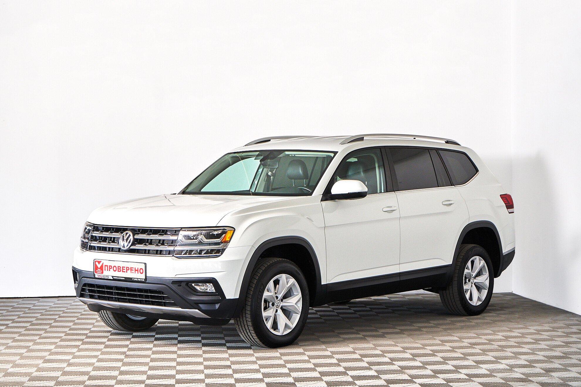 Volkswagen Atlas 2017, белый