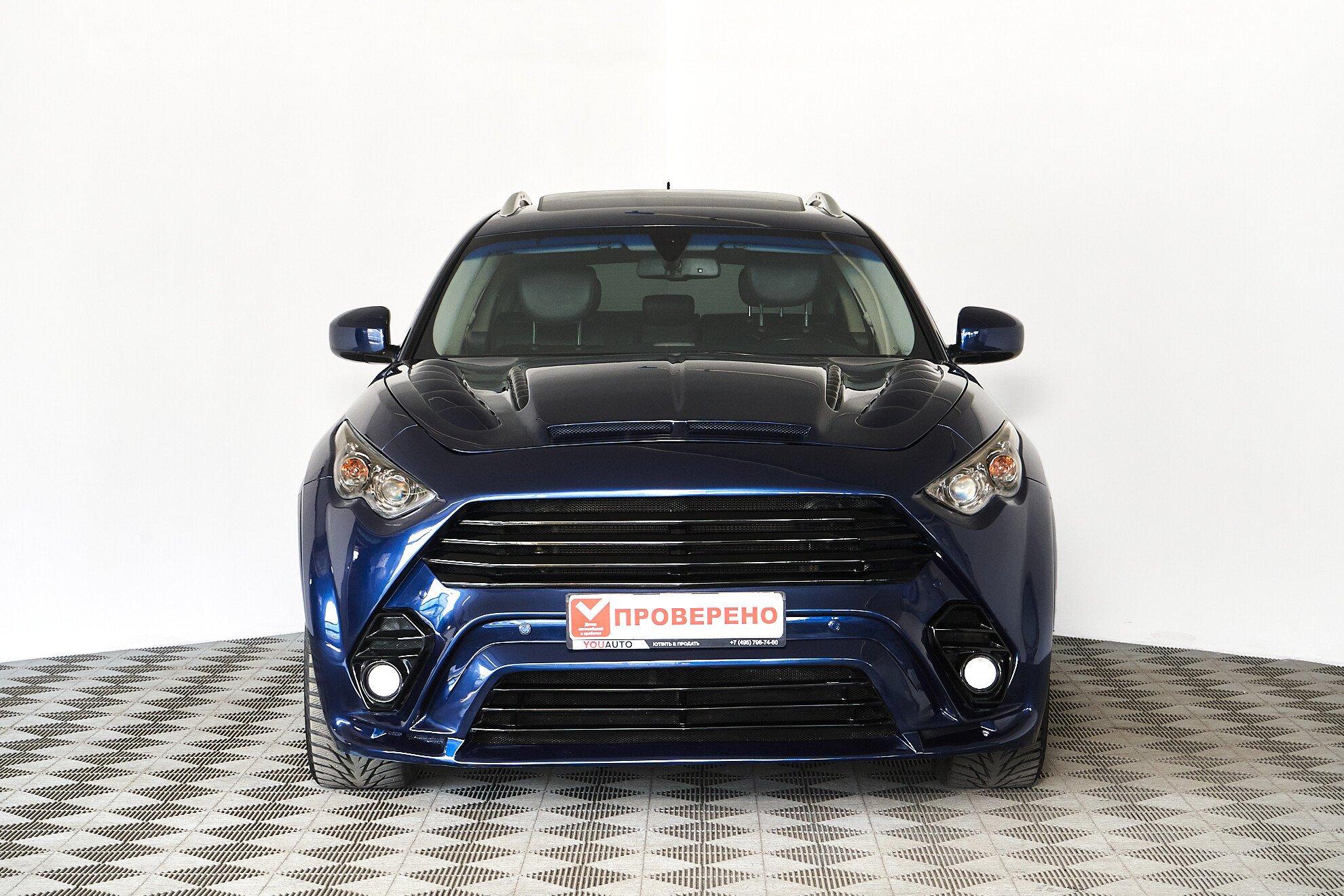 Infiniti QX70 2013, синий