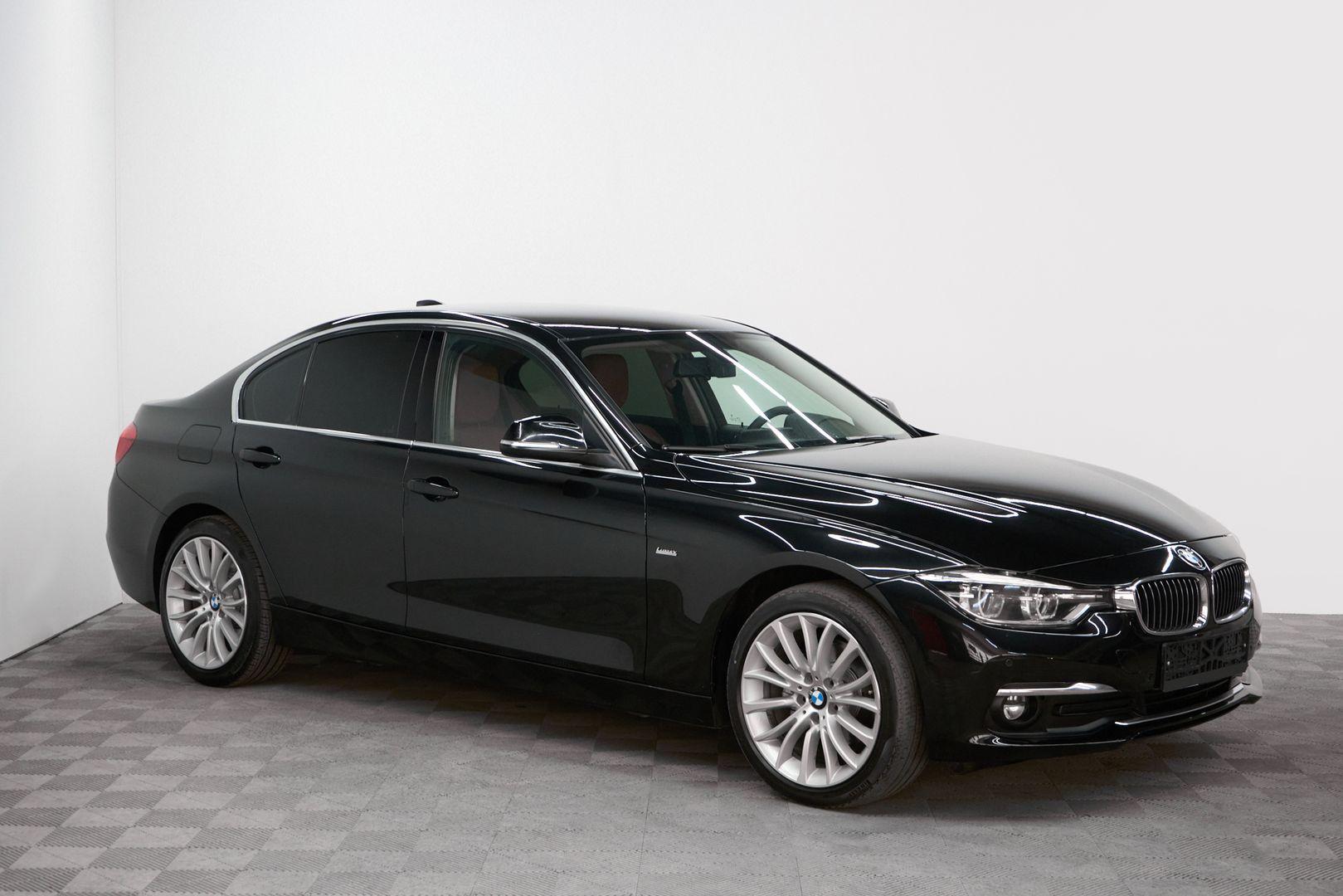 BMW 3 серии 2018, черный