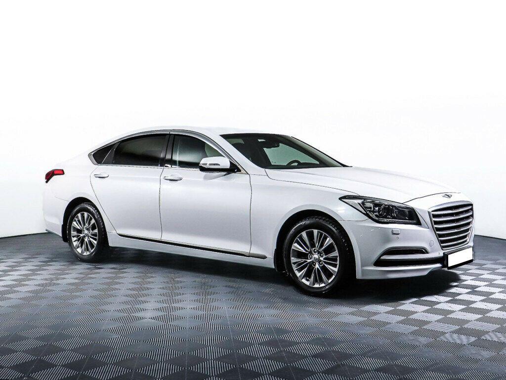 Hyundai Genesis 2015, белый