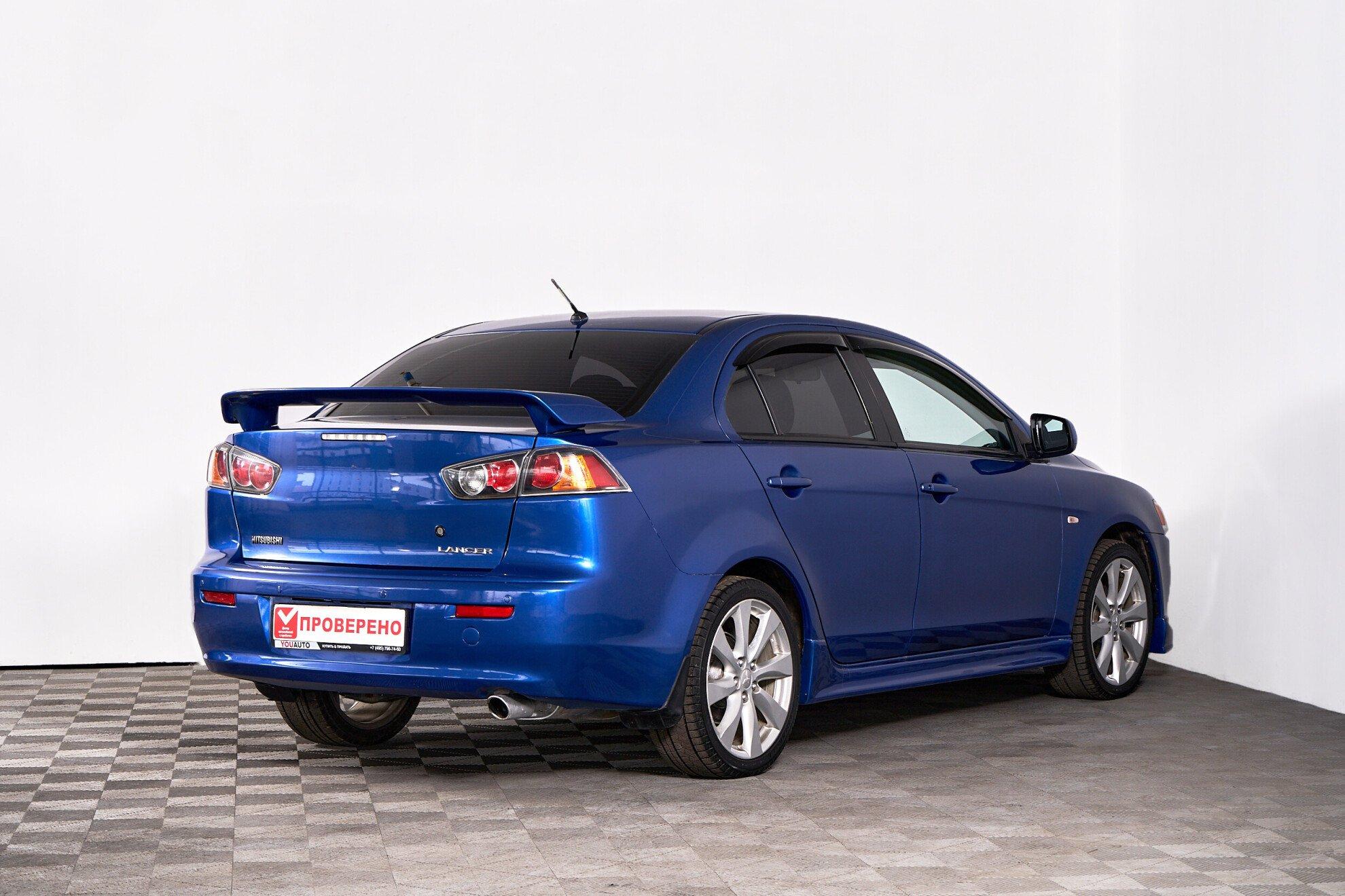 Mitsubishi Lancer 2013, синий
