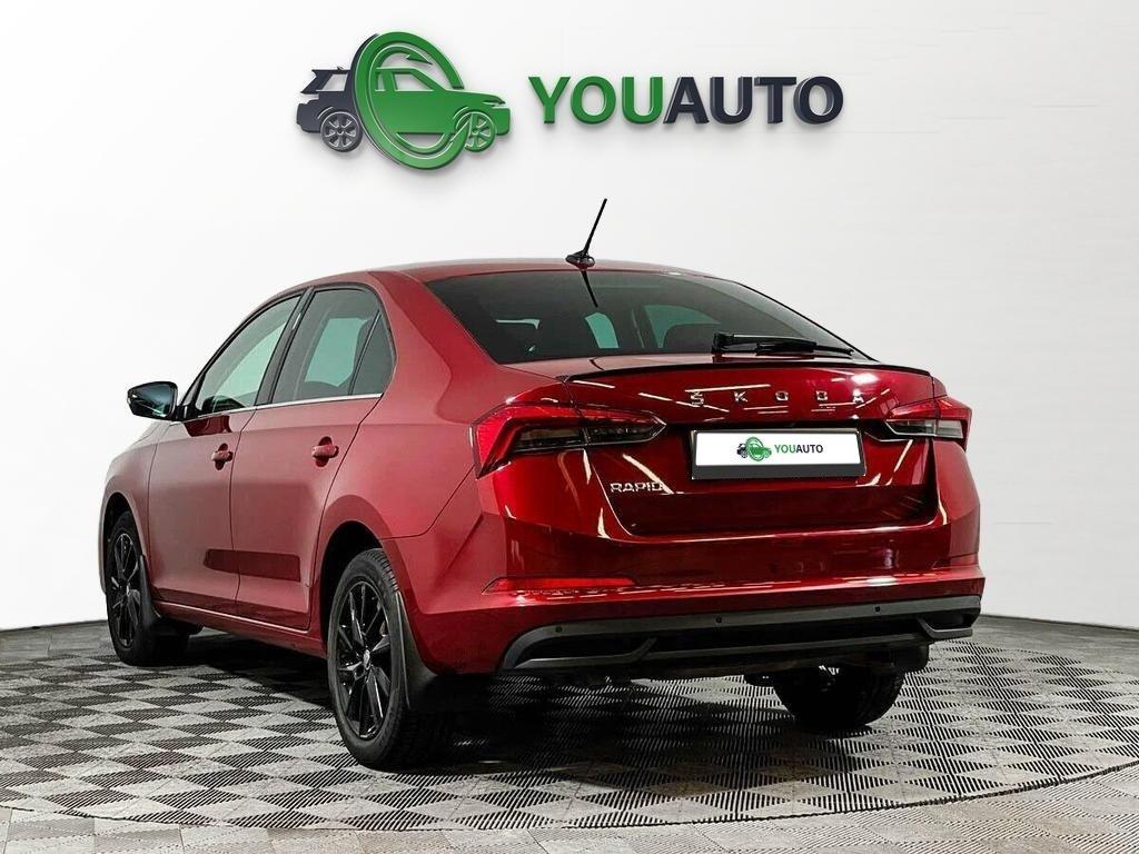 Skoda Rapid 2020, красный