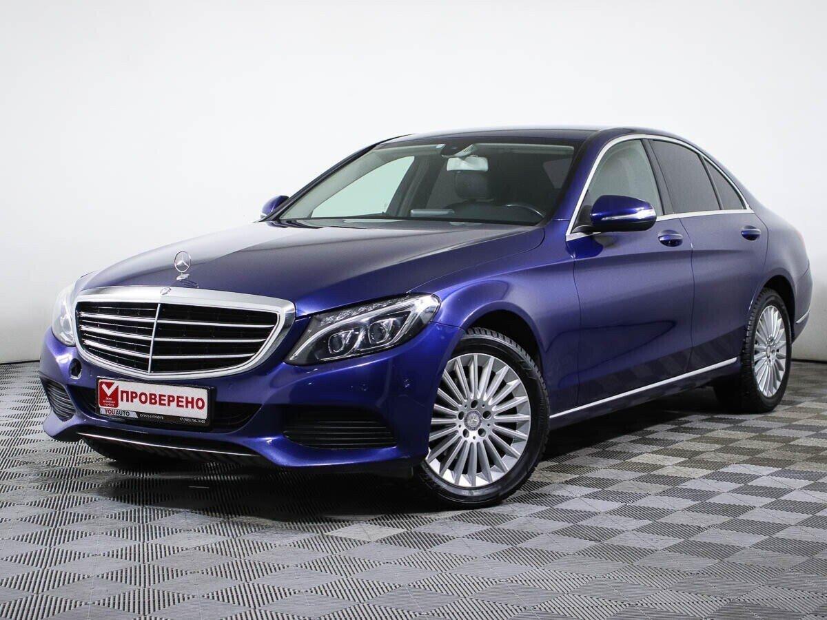 Mercedes-Benz C-Класс 2014, синий